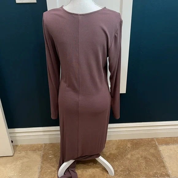 Anthropologie “Bordeaux” long sleeve maxi dress. - Picture 2 of 6